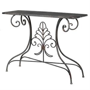 Eclectic Distressed Iron Table